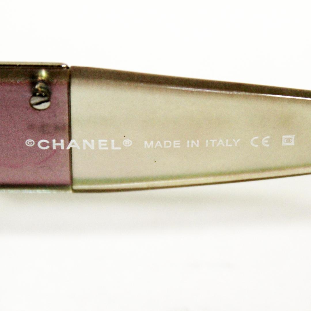 激レア 美品 シャネル サングラス ココマーク ラインストーン CHANEL