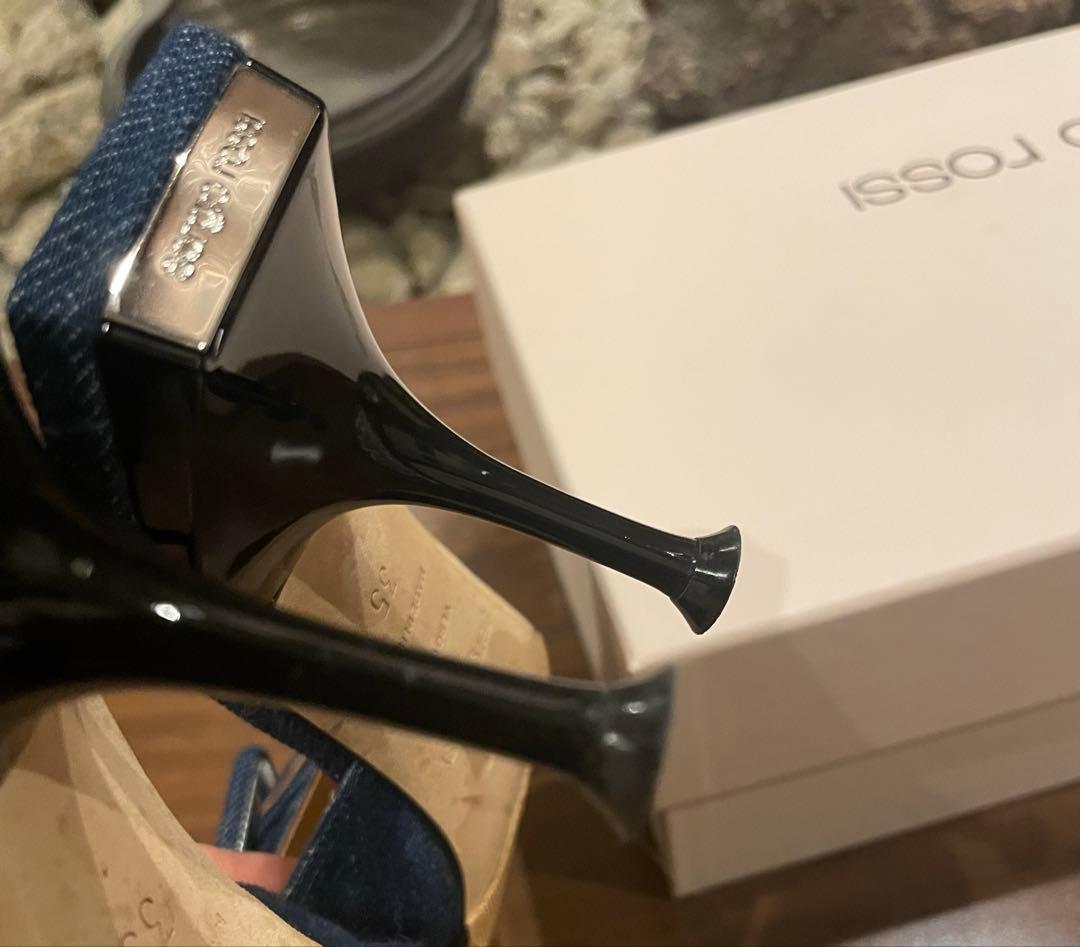 セルジオロッシ　デニムミュール　サイズ35