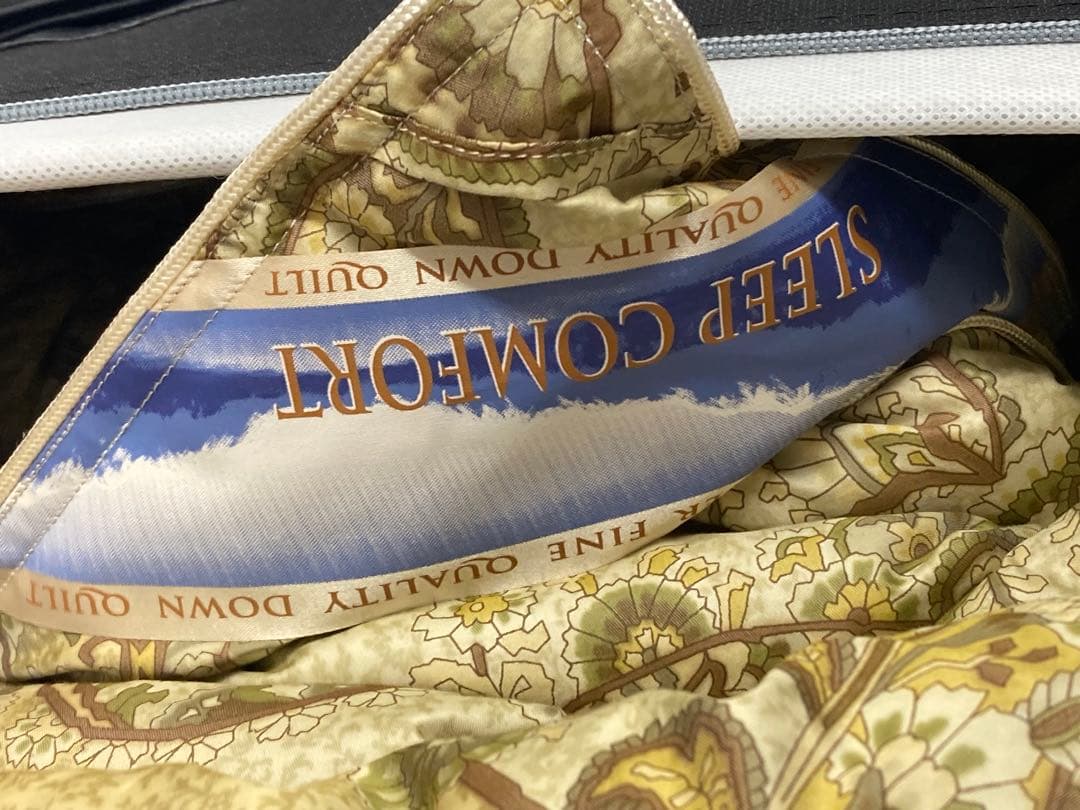 新品　伊藤清商店　高級羽毛布団　ダブルロング　シルバーグース　2層式ツインキルト