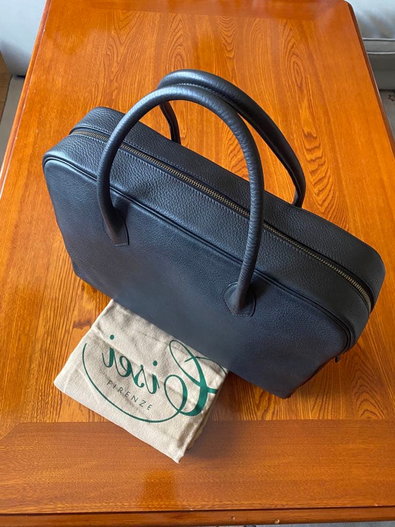 Cisei レザービジネスバッグ 黒