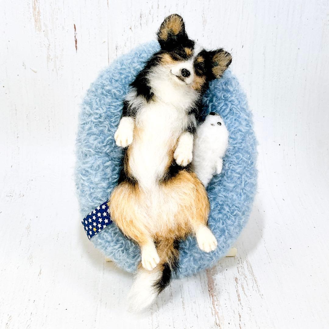 ペンちゃん☆プロフ読んでね(*´ω｀*) 羊毛フェルト 犬 コーギーちゃん