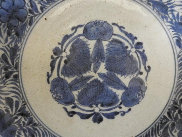 伊万里染付皿　MA340