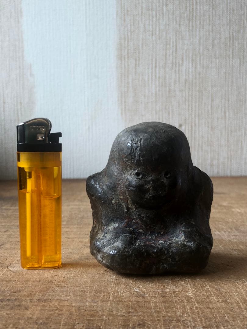 家の神さま　古民藝　金属製　福助　民衆仏