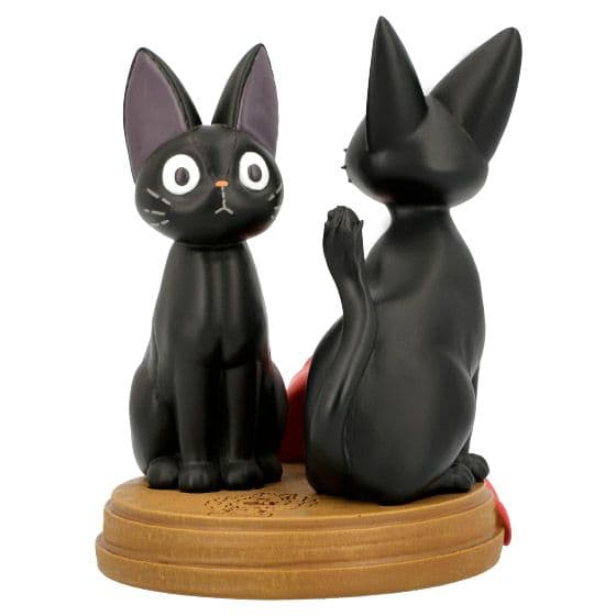 魔女の宅急便☆ミニ置時計ジジとぬいぐるみジジ新品未使用品☆動作確認済み！ジブリ