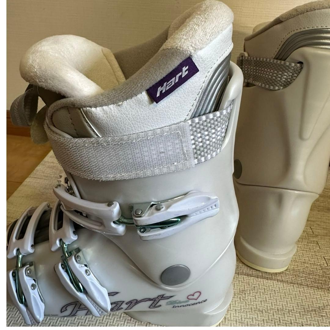 美品 Hart HART DIVA 女性用スキー用ブーツ ホワイト 23cm