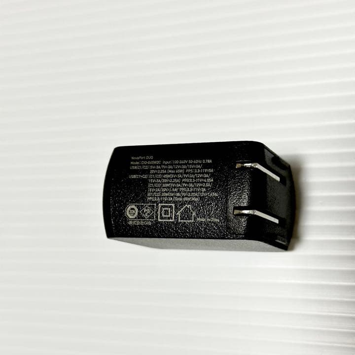 未使用品！ CIO NOVAPORT DUO 65W USB-C ブラック 黒