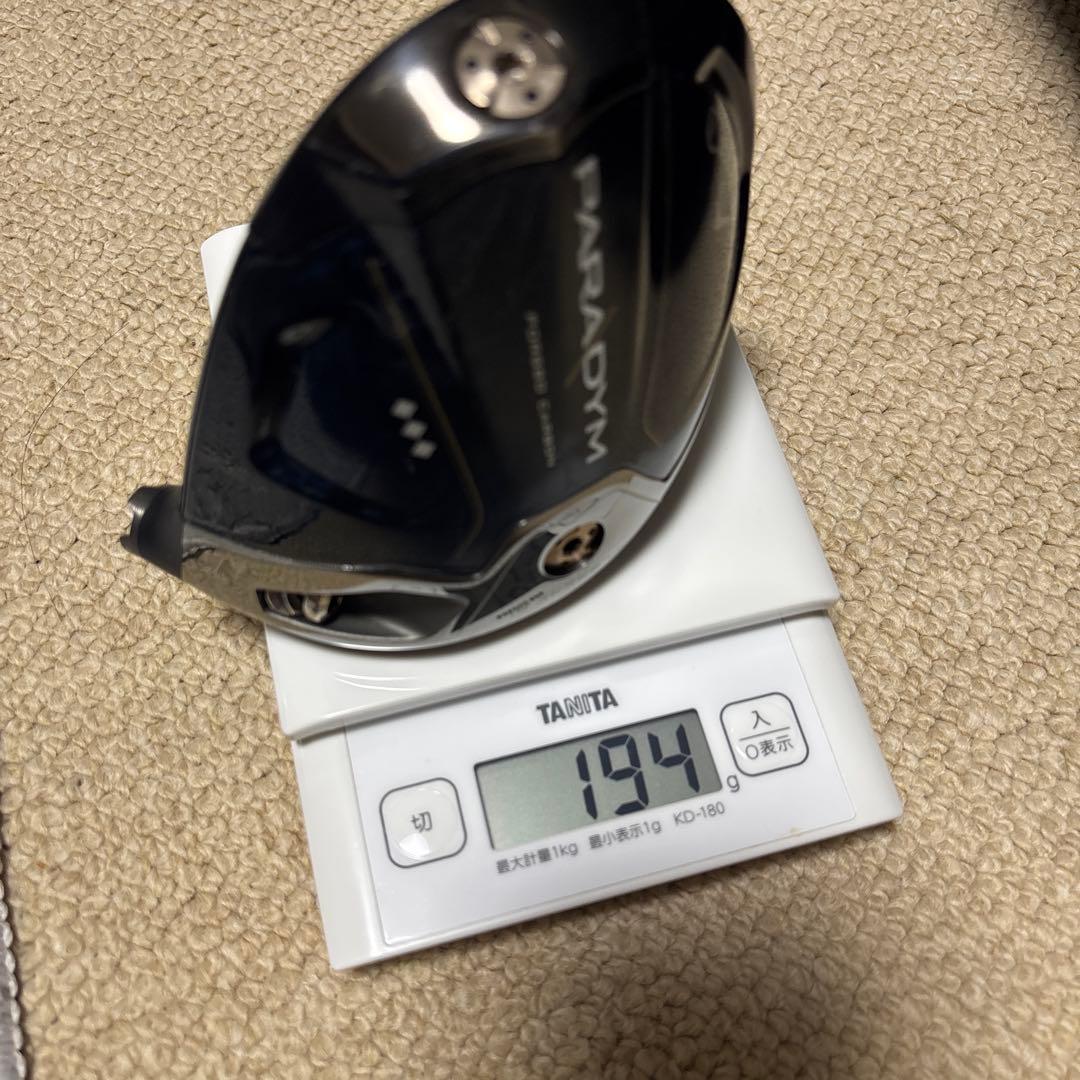 パラダイムトリプルダイヤモンド　　ドライバーヘッド。ヘッドカバー付