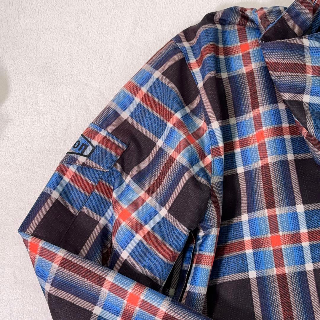 美品【BURTON】バートンスノボウェア DRYRIDE チェック 13ロゴ L