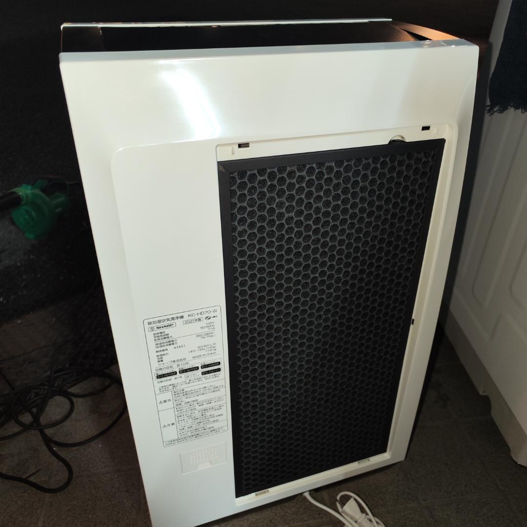 SHARP プラズマクラスター KC-HD70-W 除加湿空気清浄機 21年製