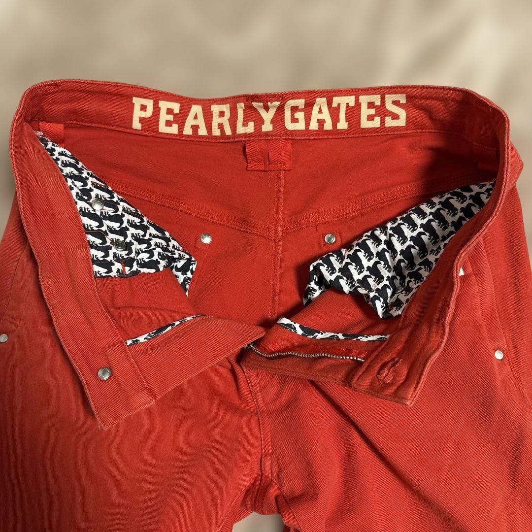 PEARY GATES ゴルフパンツ ストレッチ サイズ4 レッド 赤