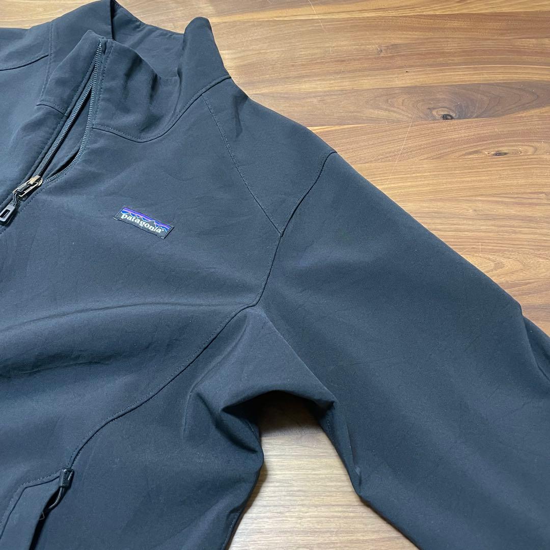 【一点物】patagonia パタゴニア　ソフトシェルジャケット　黒　L