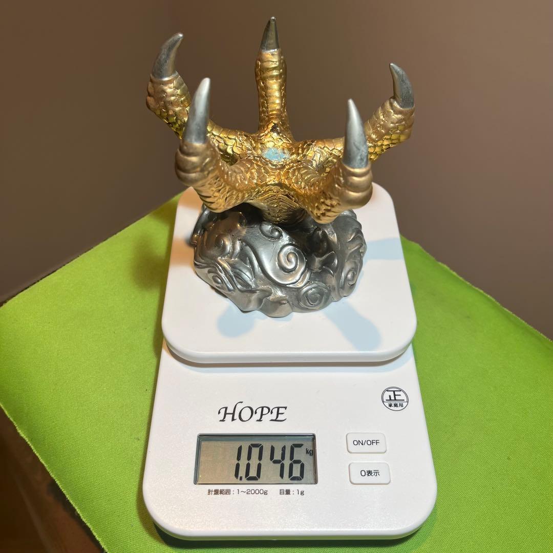 特大フローライト　竜爪台座　置物　蛍石　パワーストーン