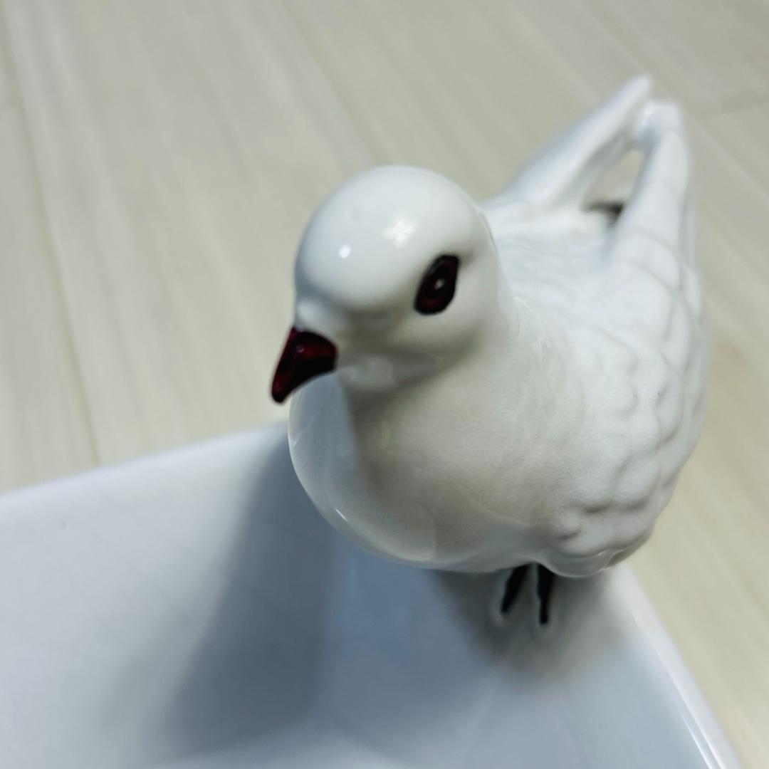COSTA　コスタ　イタリア　オブジェ　花器　鳩　ハト　アンティーク　昭和レトロ