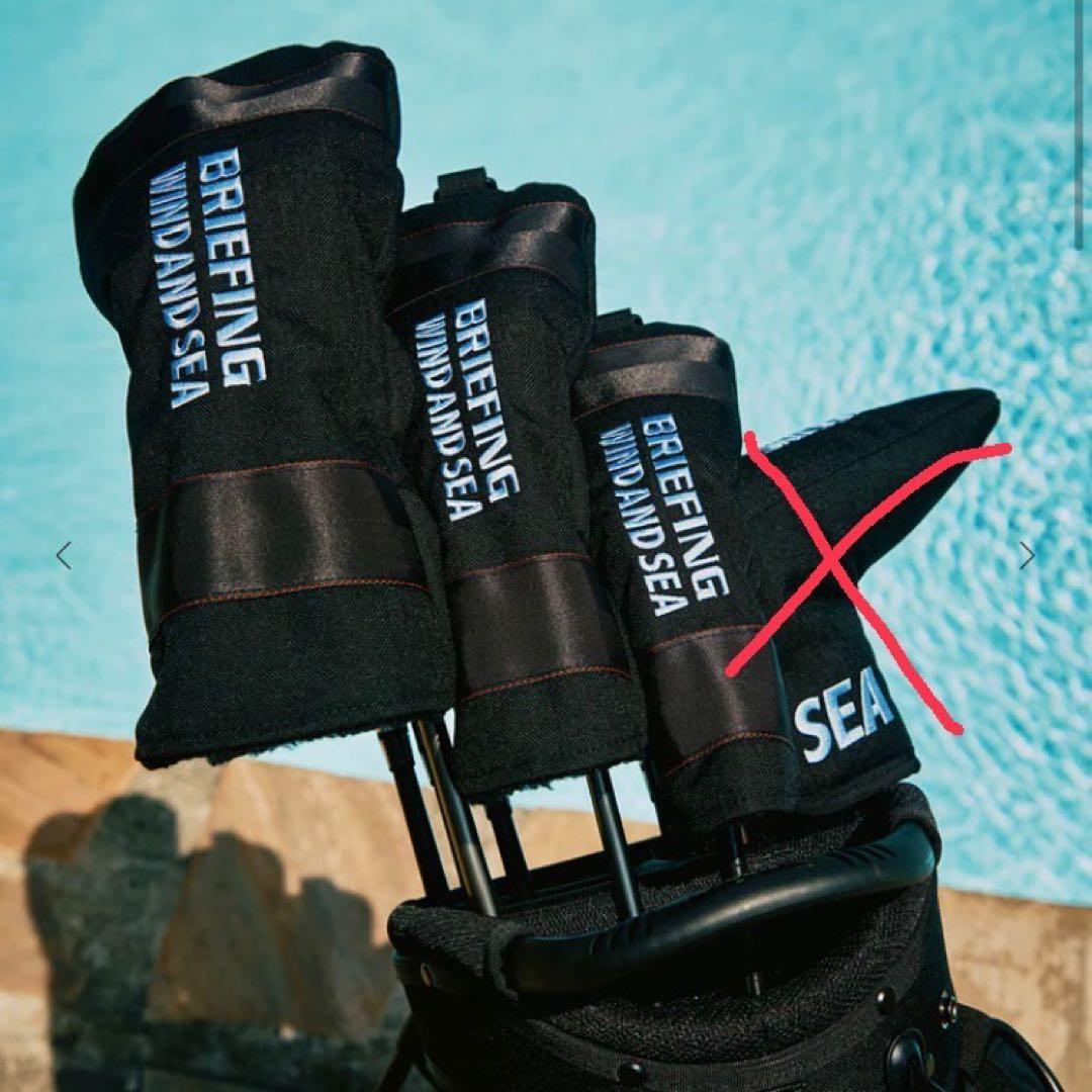 即完売BRIEFING WIND AND SEA コラボキャディバック(３点付)