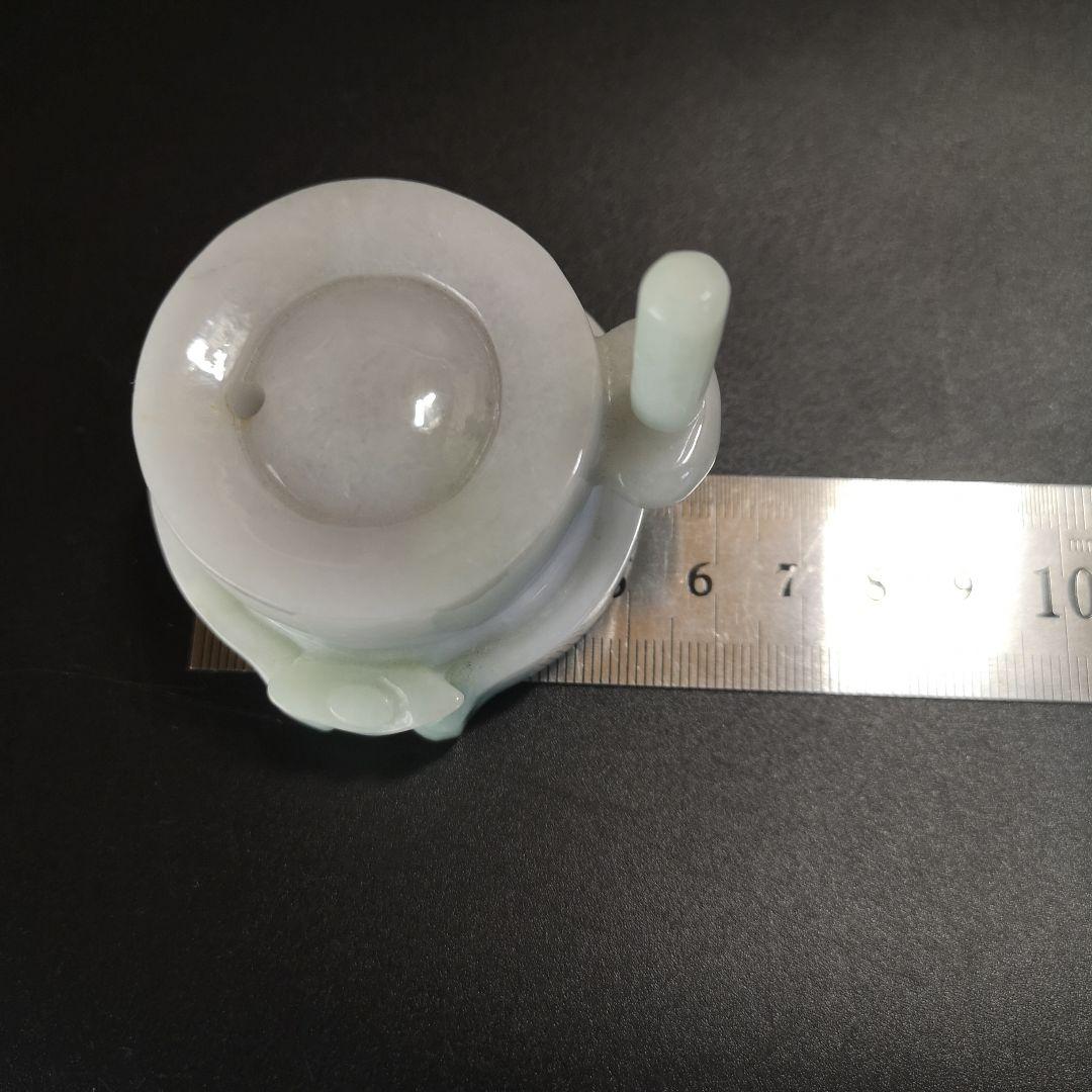 1.天然翡翠で作った臼　天然石　処分