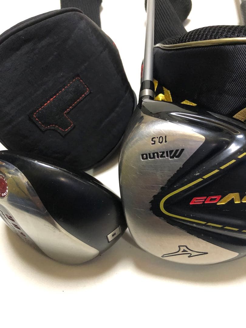 Mizuno RV-09 ゴルフバッグ クラブ＆ドライバー全18本
