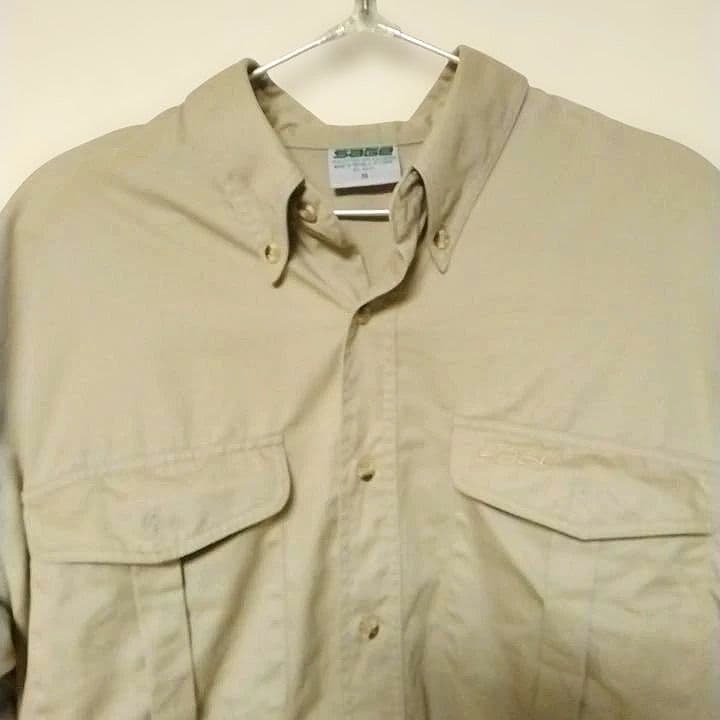 セ－ジ SAGE フィッシングウェア 長袖シャツ 未使用 M(USサイズ)釣り服