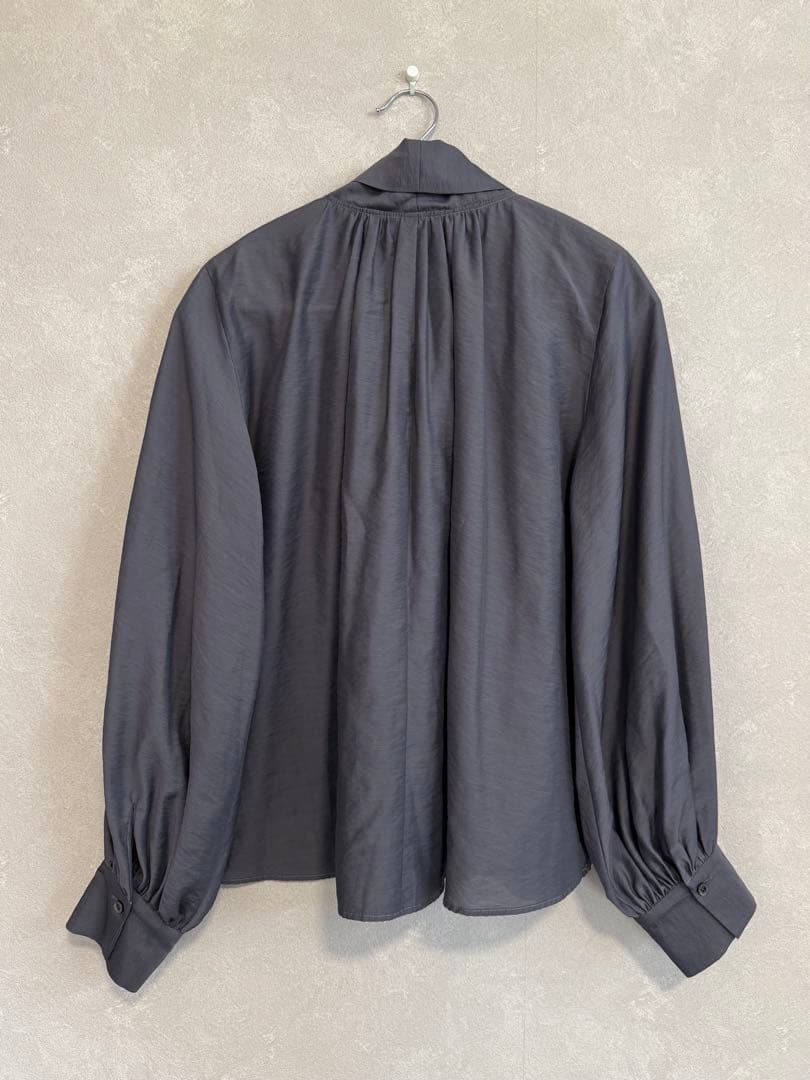 【定価16500円/完売品】anuans ボリュームタイブラウス グレー