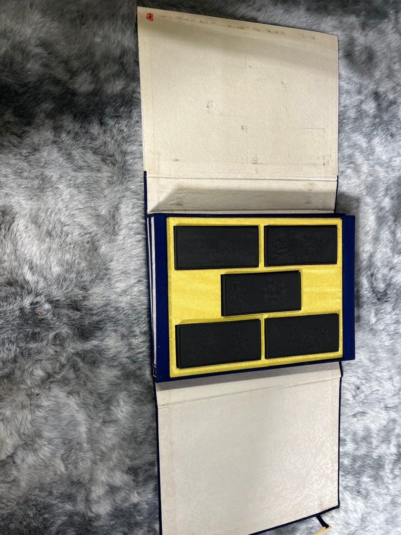 希少・珍品 唐墨 古墨 固形墨 乾隆年製 中国美術 10個セット 未使用品