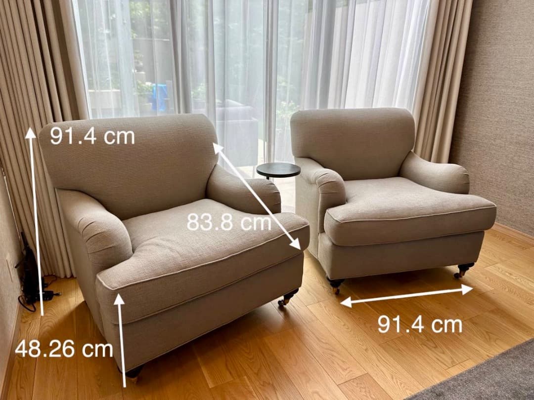 ✨高級家具 Baker Furniture 1人掛けソファ アームチェア ◎K1