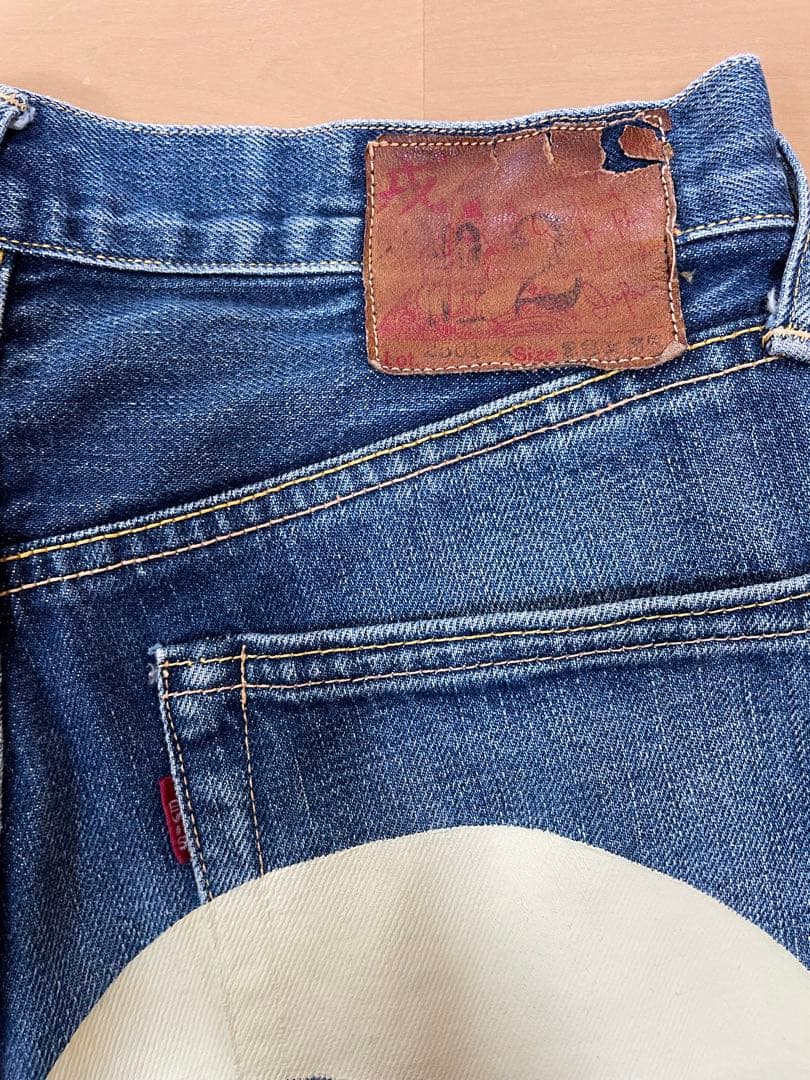 EVISU No.2 Lot.2501xx W28×35 ホワイト大黒　ワイド