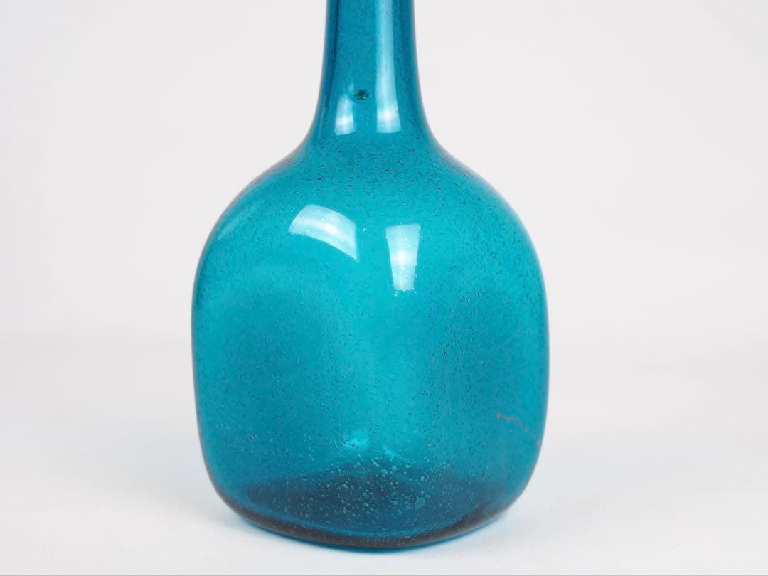 倉敷ガラス 小谷眞三 角瓶 花瓶 一輪挿し 民藝 民芸