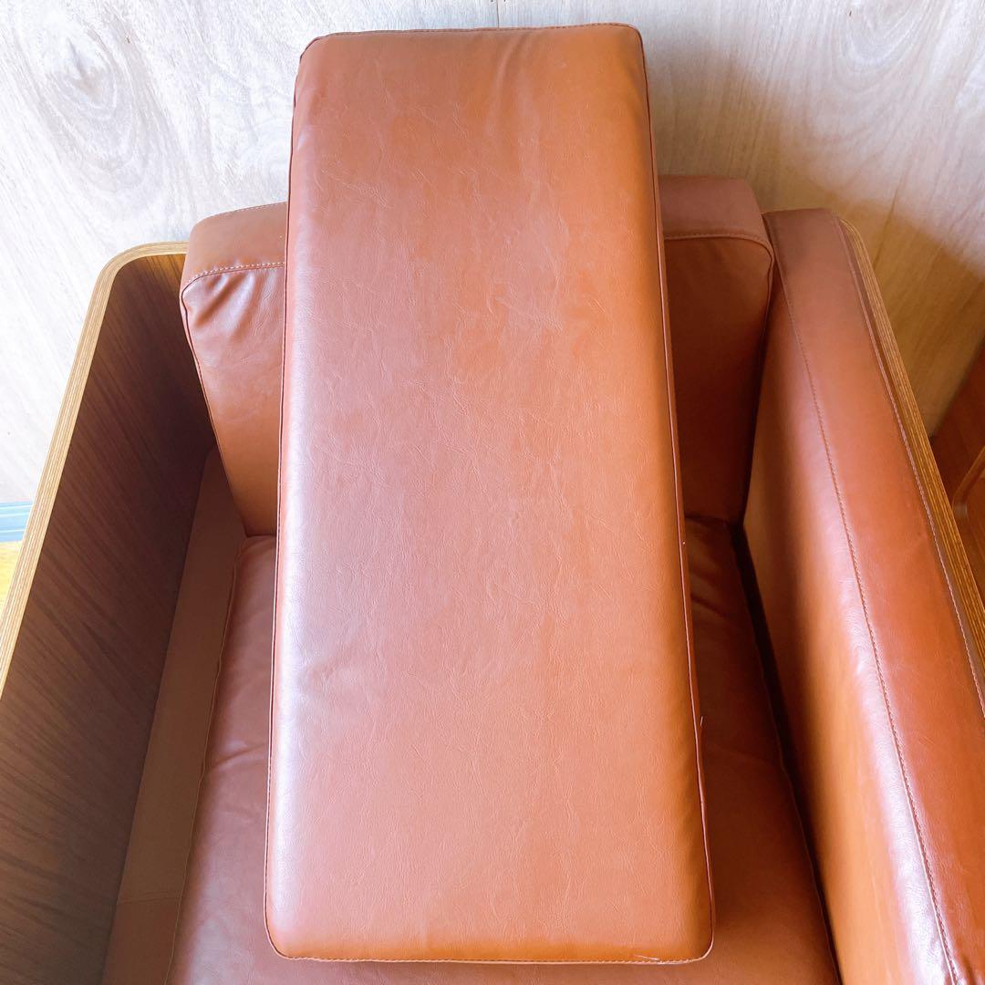 天童木工Haco チェア③ ソファ 1人掛け 本革 レザー 椅子 アームチェア