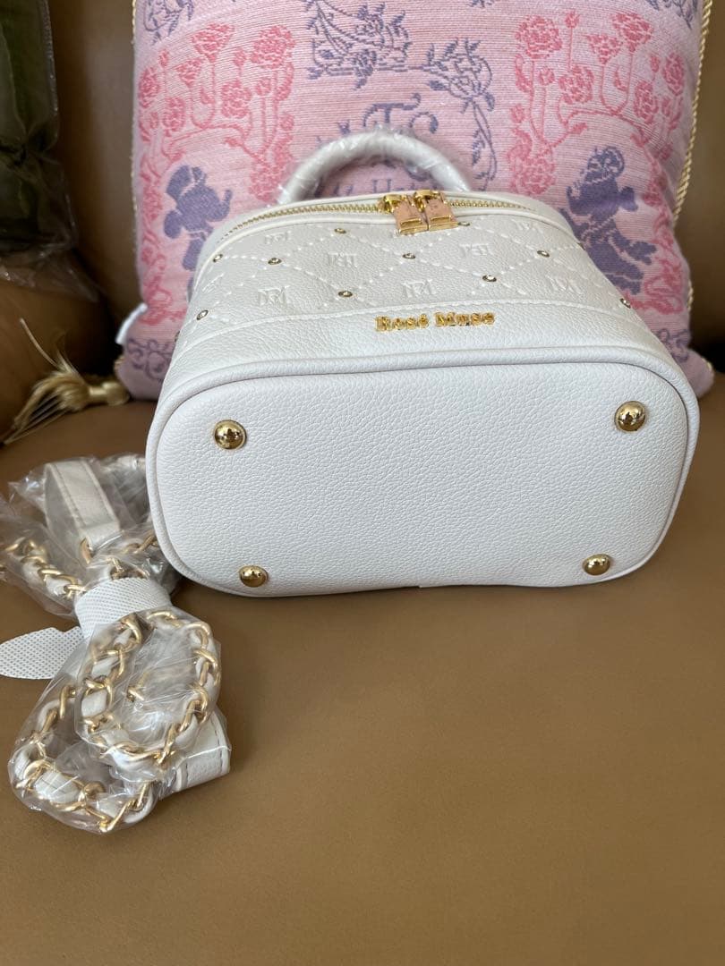 バッグ rosemuse bijou vanity bag ivory