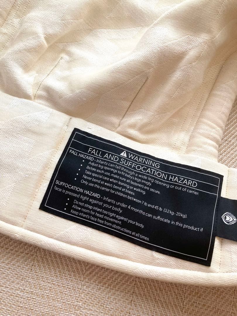 アーティポッペ　ザイガイストツイードW オーガニックヘンプ　千鳥柄　ホワイト