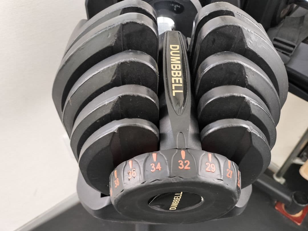 可変式ダンベル 5kg〜40kg 説明書付き 送料無料 訳あり