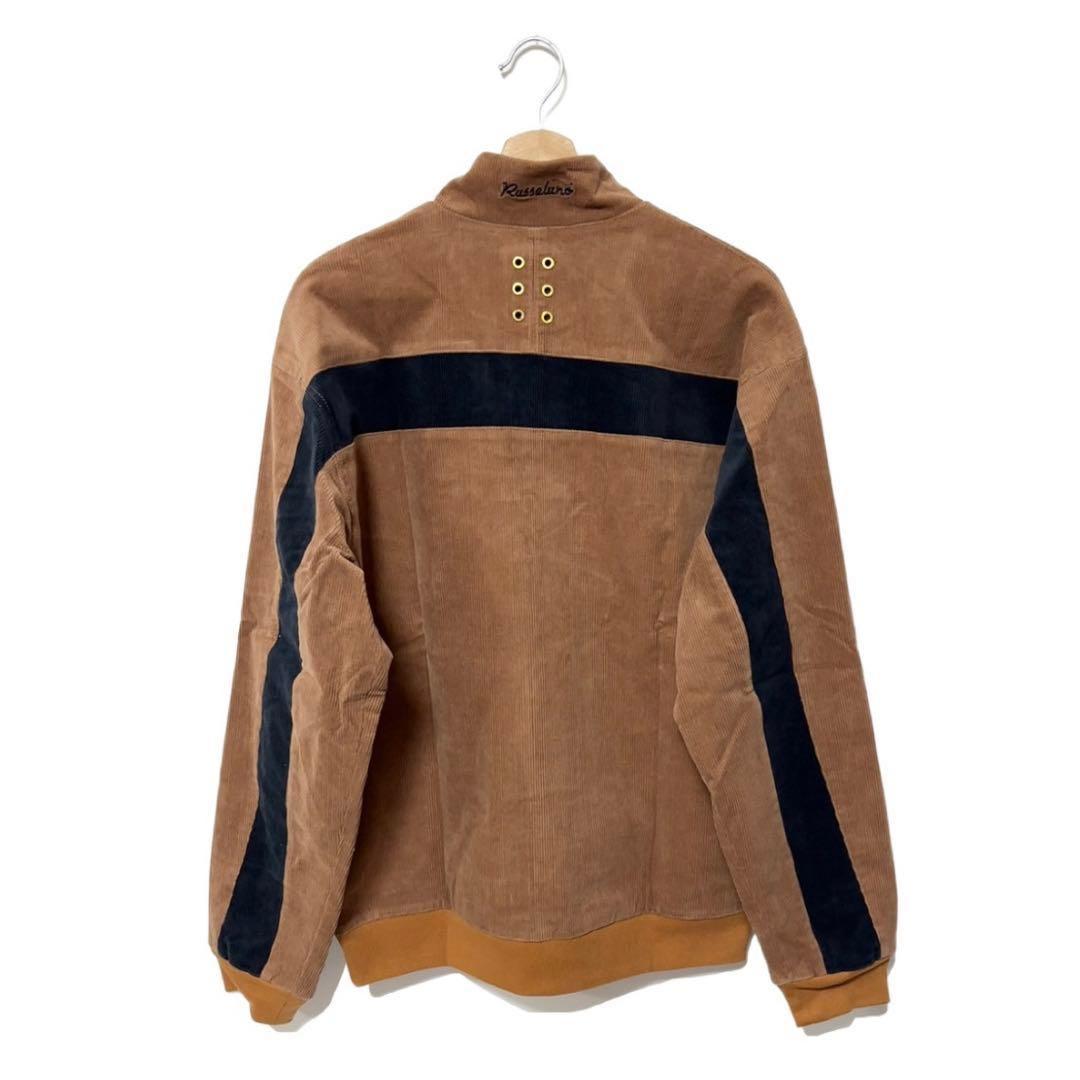 ラッセルノ ゴルフ キャディーバッグ コーデュロイ アノラック ブラウン M 4