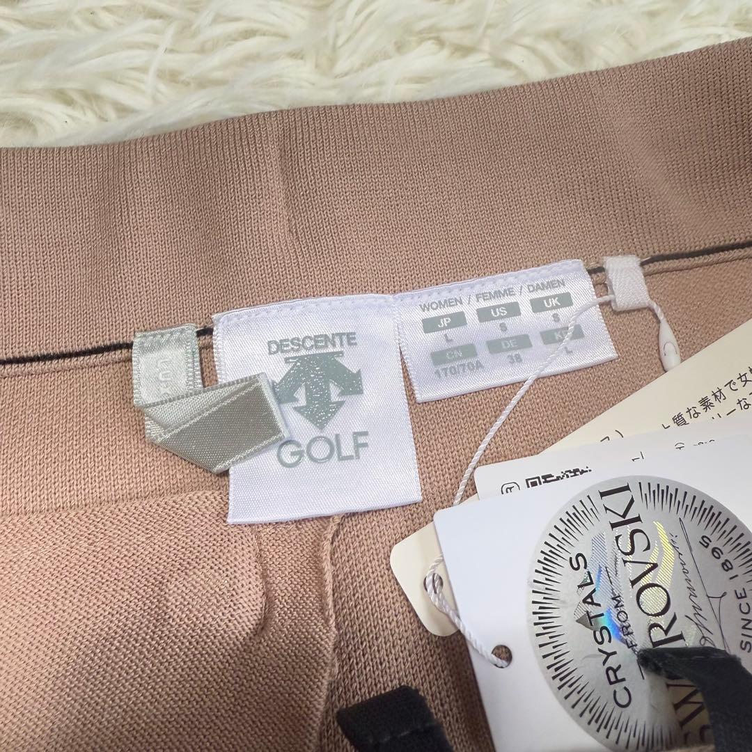 【デサントゴルフリュクス】新品タグ付✨セットアップニット スカート Lサイズ