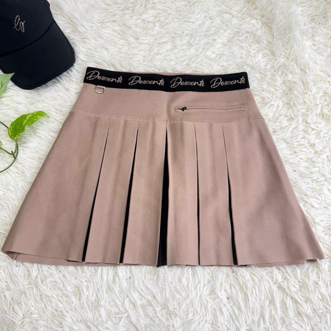 【デサントゴルフリュクス】新品タグ付✨セットアップニット スカート Lサイズ