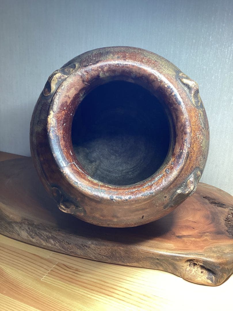 古美術骨董品　六古窯　古越前　茶壺