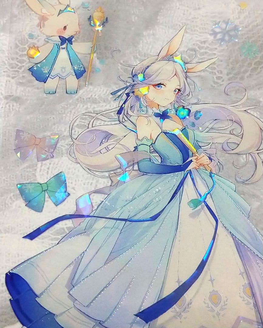 ✩のこり２✩J646＃月梦小兔(贝壳光)Wines切り売り海外人物マステ女の子