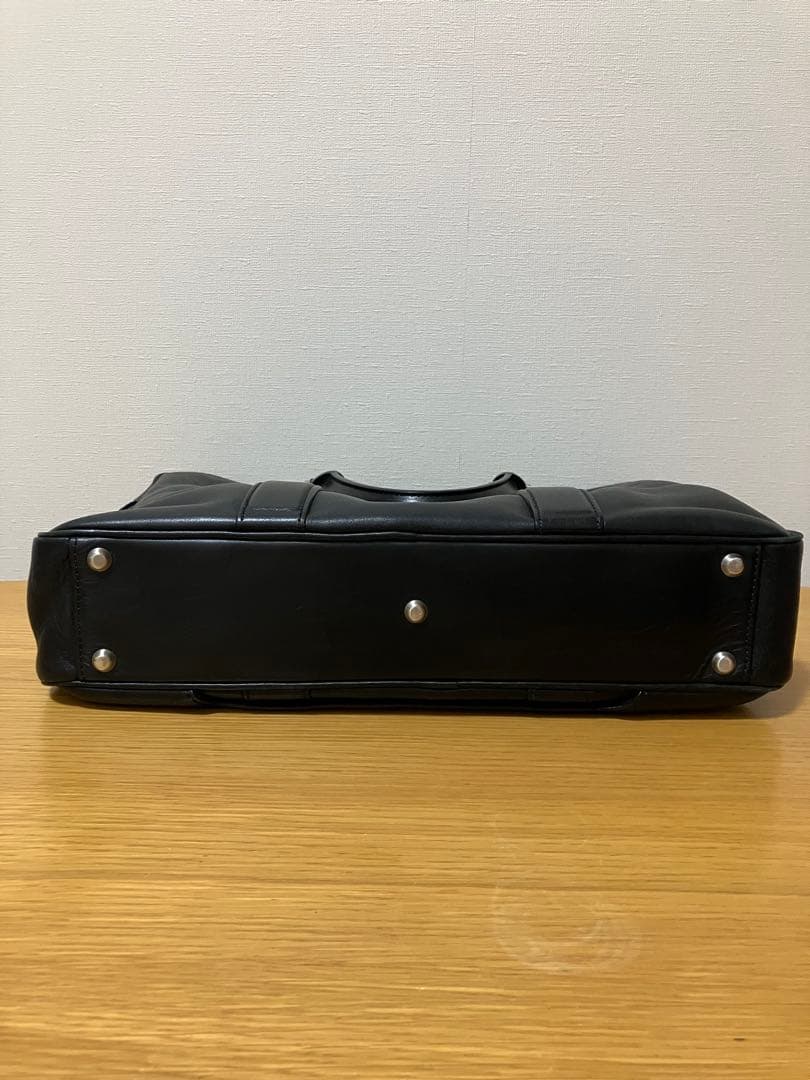土屋鞄 ブレントブリーフ レザー シボ革 2wayビジネスバッグ 黒