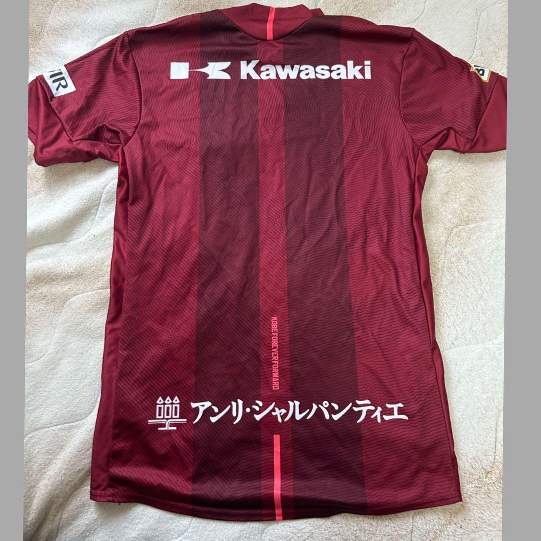 ユニフォーム ヴィッセル神戸 Tシャツ 半袖 無地 アシックス asics L