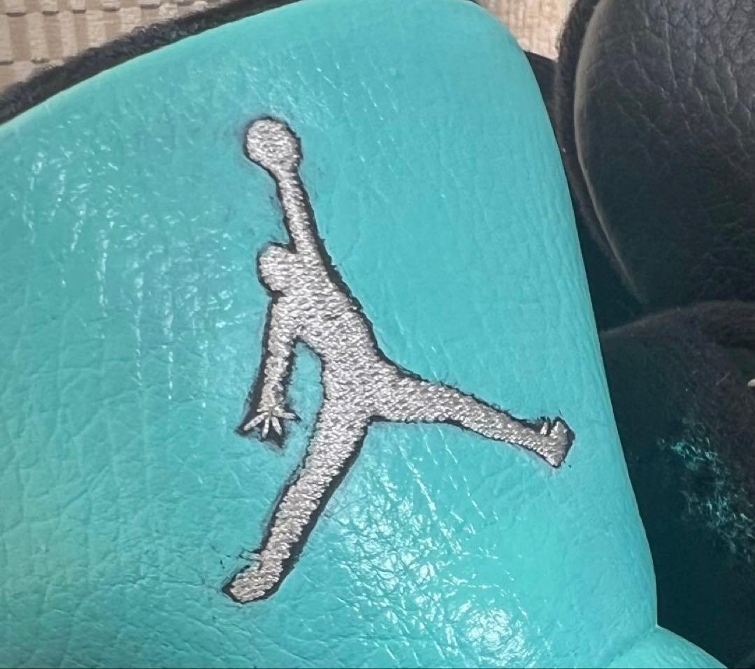 Jordan4 野球用スパイク（金属）tiffany風カラーカスタム28.5cm