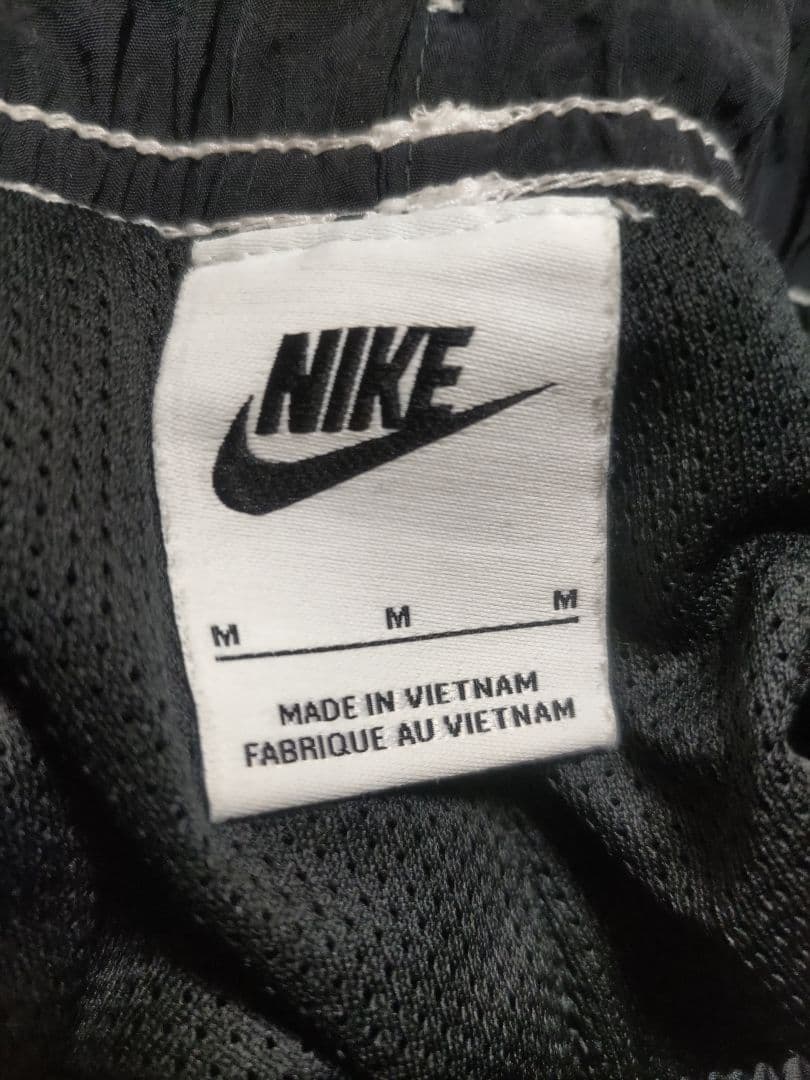 【美品】NIKEナイキ ナイロンアノラック ハーフジップ セットアップ上 L下M