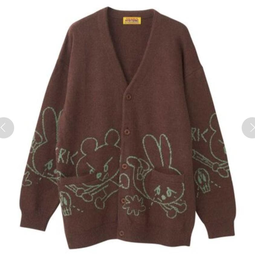 25AW　新作　新品　 BEN AND LUCYジャカード カーディガン