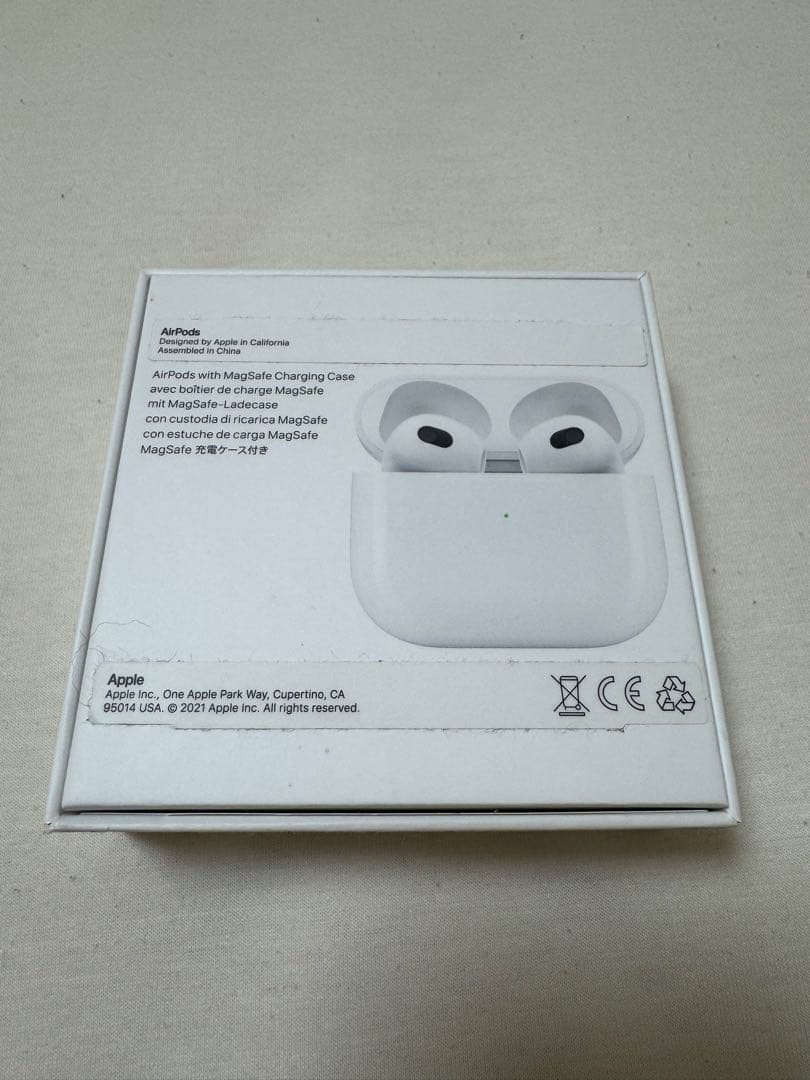 Apple AirPods 第3世代　本体＋充電ケース付き(動作確認済み)