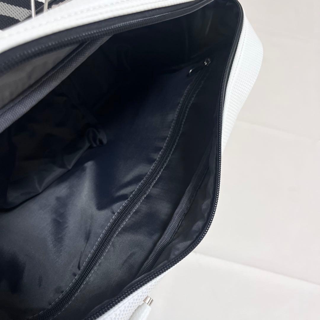 【未使用タグ付き】アダバット｜adabat ボストンバッグ ホワイト　ゴルフ