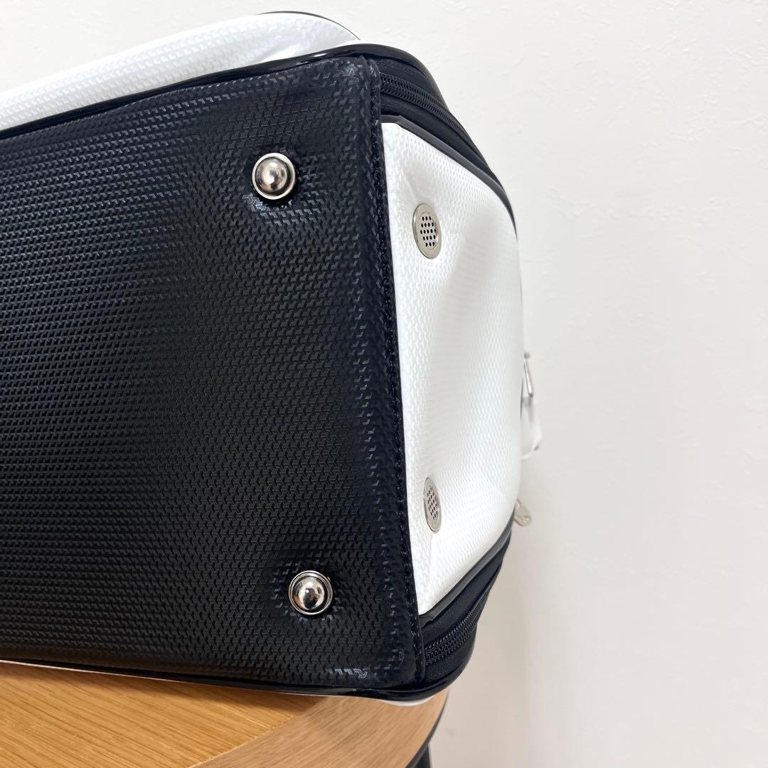 【未使用タグ付き】アダバット｜adabat ボストンバッグ ホワイト　ゴルフ