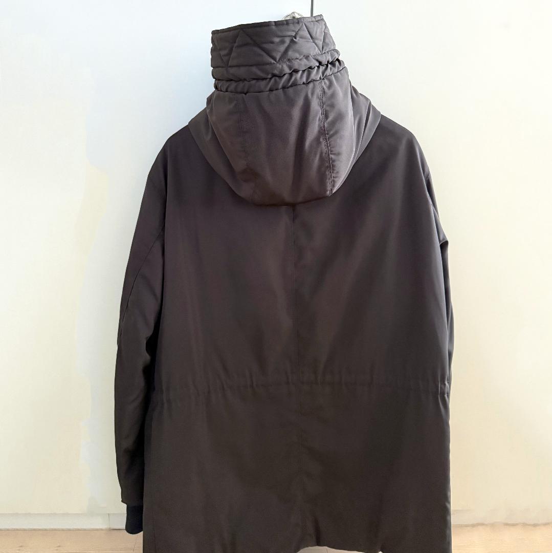 【美品・Lサイズ】EMPORIO ARMANI ダウンジャケット・グレーネイビー