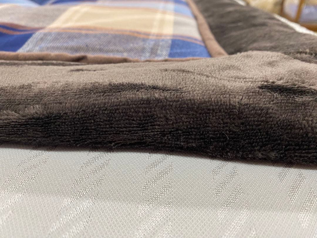 特大長方形・ロマンス　こたつ掛け布団・うす掛け裏地ボアタイプ・約２００×３００㎝