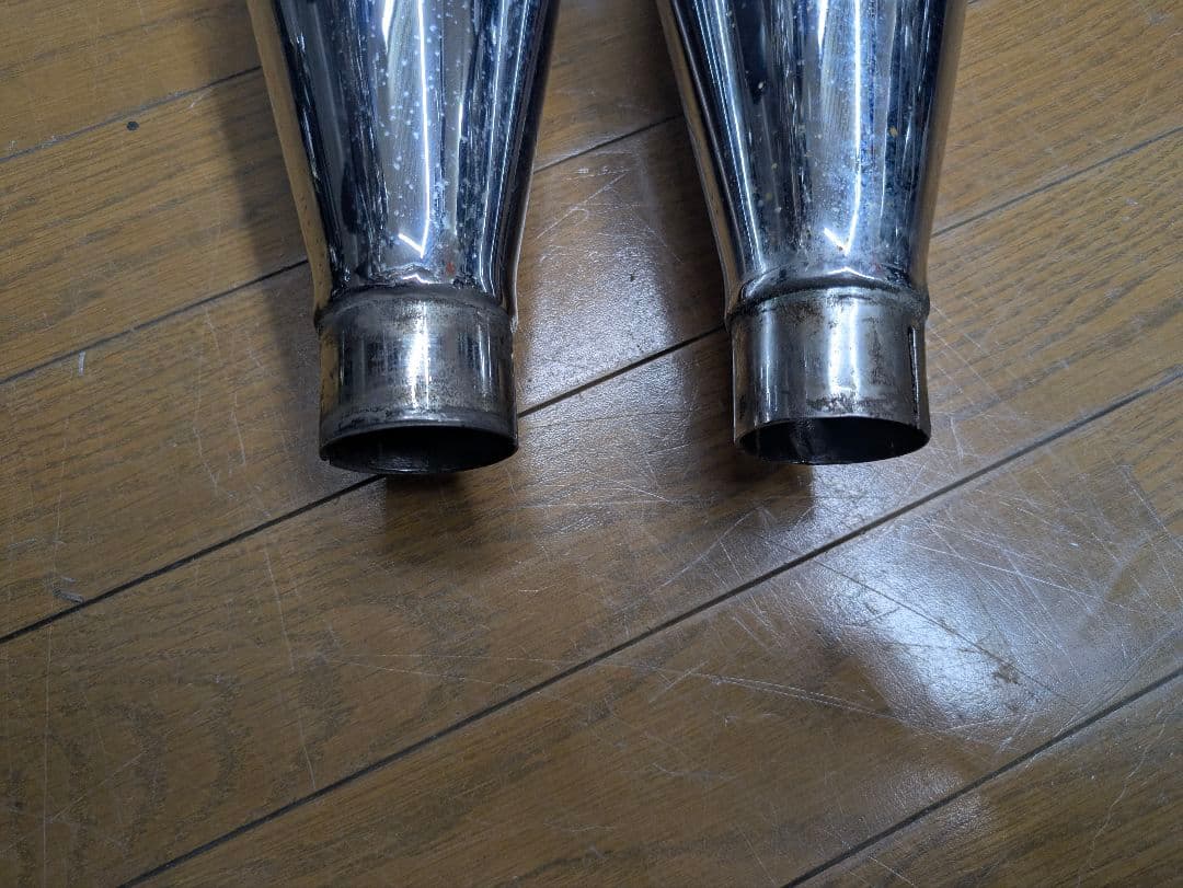 バンス＆ハインズ　ターンダウンスリップオンマフラー　4インチ口径　ツアラー用