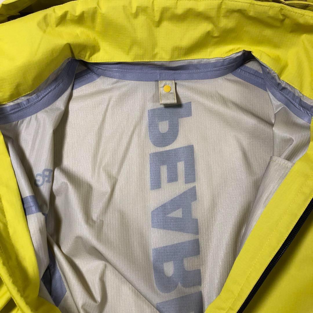 美品 パーリーゲイツ 防風撥水 2way ジャケット イエロー サイズ 4