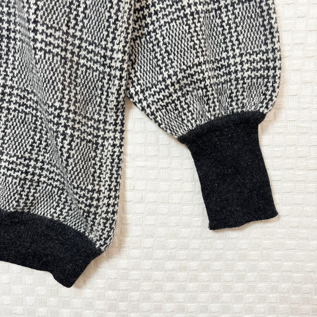 カシミヤ100% Drumohr ドルモア グレンチェック ニット セーター