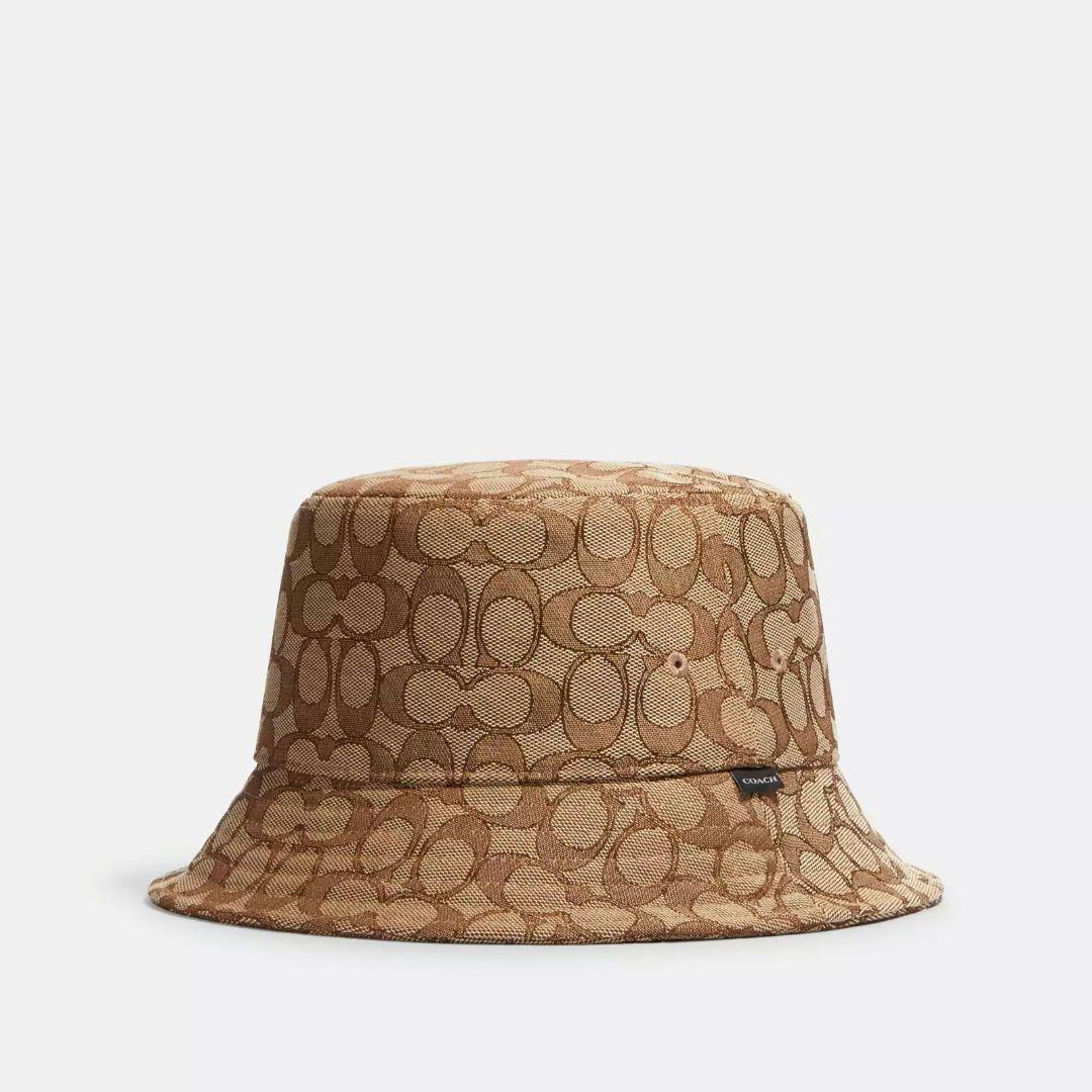ゆみみん様☆新品未使用タグ付き☆COACH バケットハット ブラウン キャンバス