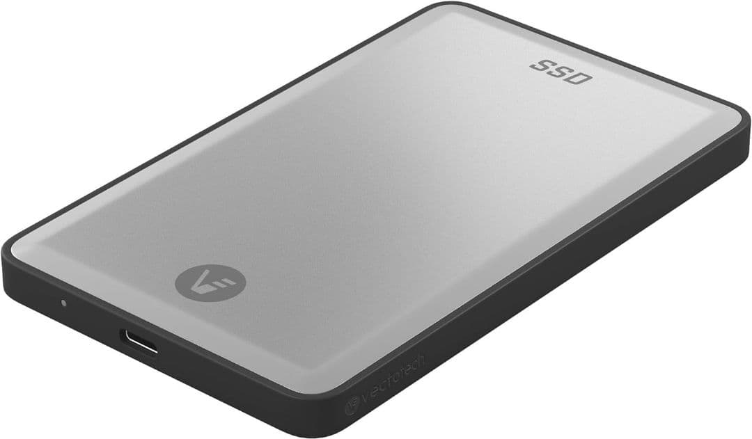 外付けSSD シルバー USB-C接続